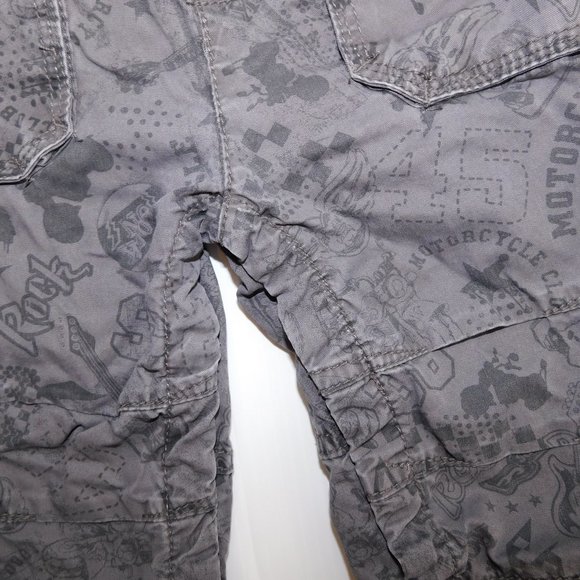 6-9 Months Gray Jersey Lined Gray Overalls - Picture 6 of 10